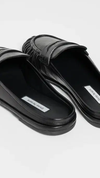Emme Parsons Monceaux Mules Black Kidskin | Thumbnail 4 Emme Parsons Monceaux Mules Black Kidskin | Thumbnail 4