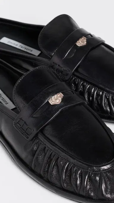 Emme Parsons Monceaux Mules Black Kidskin | Thumbnail 6 Emme Parsons Monceaux Mules Black Kidskin | Thumbnail 6