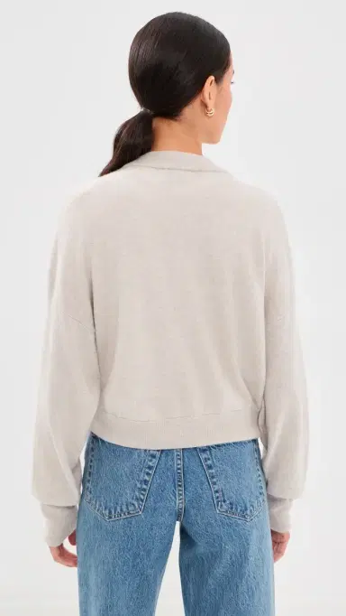 Le Kasha Bruges Cashmere Cardigan Light Beige One Size | Thumbnail 3 Le Kasha Bruges Cashmere Cardigan Light Beige One Size | Thumbnail 3