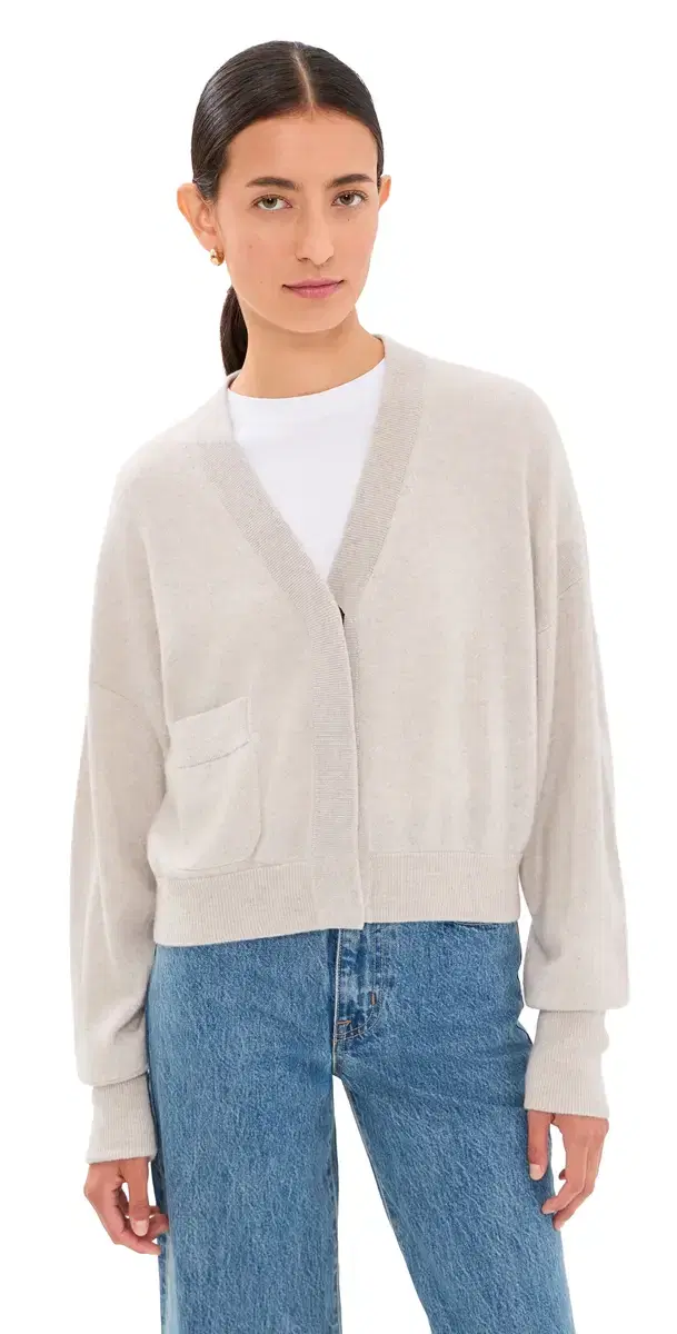 Bruges Cashmere Cardigan Light Beige One Size Bruges Cashmere Cardigan Light Beige One Size