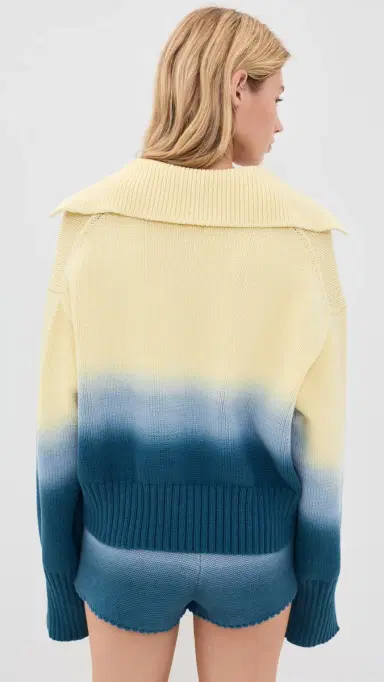 Solid & Striped The ola Pullover Danish Butter/Deep Canal | Thumbnail 3 Solid & Striped The ola Pullover Danish Butter/Deep Canal | Thumbnail 3