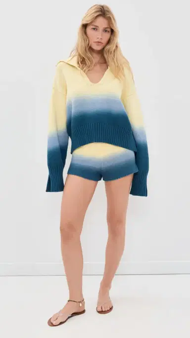 Solid & Striped The ola Pullover Danish Butter/Deep Canal | Thumbnail 5 Solid & Striped The ola Pullover Danish Butter/Deep Canal | Thumbnail 5