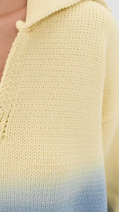 Solid & Striped The ola Pullover Danish Butter/Deep Canal | Thumbnail 6 Solid & Striped The ola Pullover Danish Butter/Deep Canal | Thumbnail 6