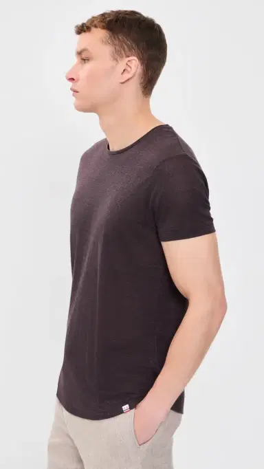 Orlebar Brown inen Tee Espresso | Thumbnail 4 Orlebar Brown inen Tee Espresso | Thumbnail 4