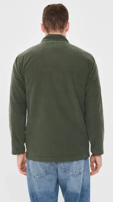UNIVERSAL WORKS Bakers Fine Cord Jacket Olive | Thumbnail 3 UNIVERSAL WORKS Bakers Fine Cord Jacket Olive | Thumbnail 3