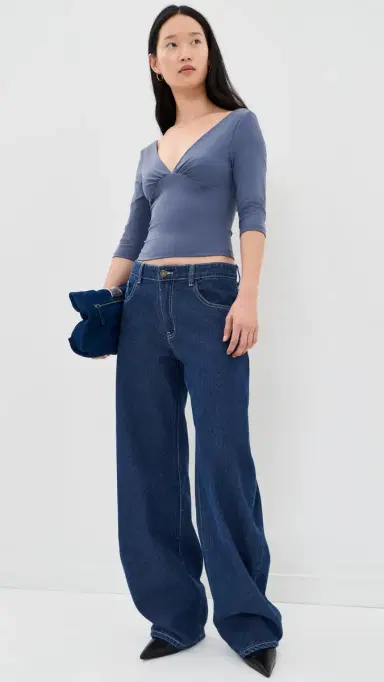 LIONESS Horseshoe Jeans Blue Denim | Thumbnail 5 LIONESS Horseshoe Jeans Blue Denim | Thumbnail 5
