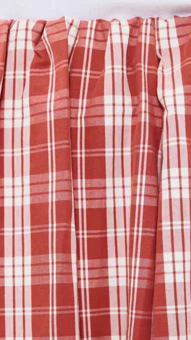 FAITHFULL Cales Skirt Ines Check Terra Rosso | Thumbnail 6 FAITHFULL Cales Skirt Ines Check Terra Rosso | Thumbnail 6