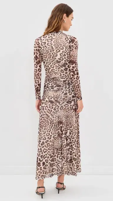 Bardot ea Printed Mesh Dress eopard | Thumbnail 3 Bardot ea Printed Mesh Dress eopard | Thumbnail 3