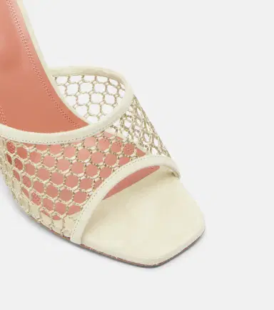 Amina Muaddi Lupita leather-trimmed sandals | Thumbnail 3 Amina Muaddi Lupita leather-trimmed sandals | Thumbnail 3