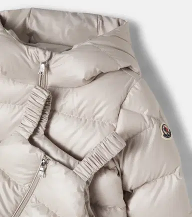 Moncler Enfant Baby quilted down hoodie and overalls set | Thumbnail 4 Moncler Enfant Baby quilted down hoodie and overalls set | Thumbnail 4