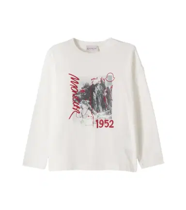 Moncler Enfant Printed cotton T-shirt | Thumbnail 1 Moncler Enfant Printed cotton T-shirt | Thumbnail 1