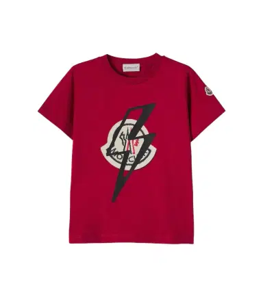 Moncler Enfant Logo cotton jersey T-shirt | Thumbnail 1 Moncler Enfant Logo cotton jersey T-shirt | Thumbnail 1