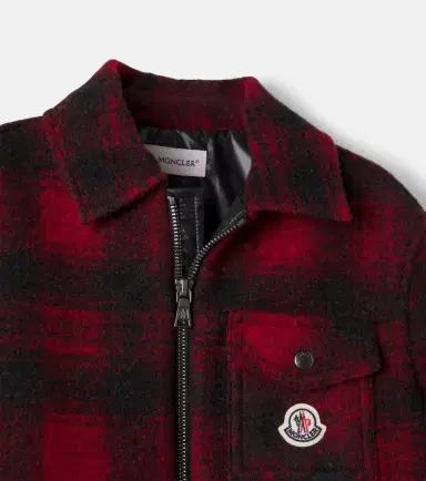 Moncler Enfant Checked jacket | Thumbnail 3 Moncler Enfant Checked jacket | Thumbnail 3