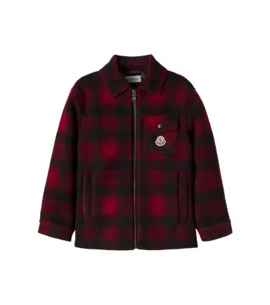 Moncler Enfant Checked jacket | Thumbnail 1 Moncler Enfant Checked jacket | Thumbnail 1