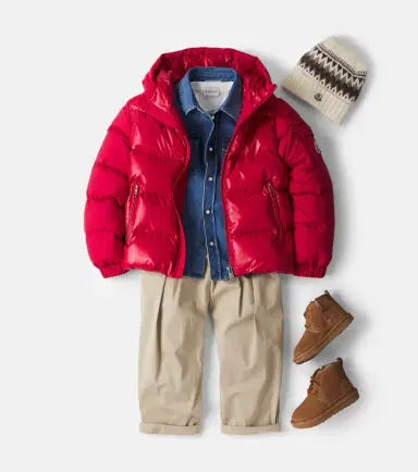 Moncler Enfant Hyoseris hooded down jacket | Thumbnail 4 Moncler Enfant Hyoseris hooded down jacket | Thumbnail 4