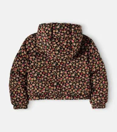 Moncler Enfant Nirea floral cotton corduroy down jacket | Thumbnail 3 Moncler Enfant Nirea floral cotton corduroy down jacket | Thumbnail 3