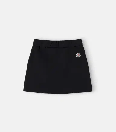 Moncler Enfant Embroidered cotton skirt | Thumbnail 3 Moncler Enfant Embroidered cotton skirt | Thumbnail 3