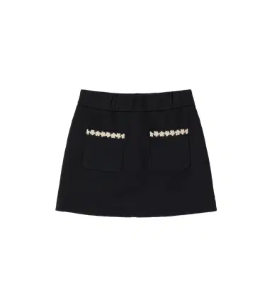 Moncler Enfant Embroidered cotton skirt | Thumbnail 1 Moncler Enfant Embroidered cotton skirt | Thumbnail 1