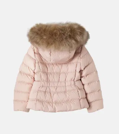 Moncler Enfant Boedette shearling-trimmed hooded down jacket | Thumbnail 2 Moncler Enfant Boedette shearling-trimmed hooded down jacket | Thumbnail 2
