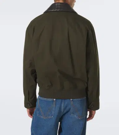 Bottega Veneta Intrecciato cotton twill blouson jacket | Thumbnail 2 Bottega Veneta Intrecciato cotton twill blouson jacket | Thumbnail 2