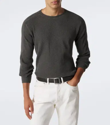 RRL Waffle-knit cotton sweater | Thumbnail 3 RRL Waffle-knit cotton sweater | Thumbnail 3