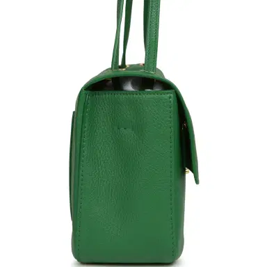 Chanel Chanel Maxi "Souplissimo" Small Flap Bag Green Grained Calfskin Gold Hardware | Thumbnail 3 Chanel Chanel Maxi "Souplissimo" Small Flap Bag Green Grained Calfskin Gold Hardware | Thumbnail 3