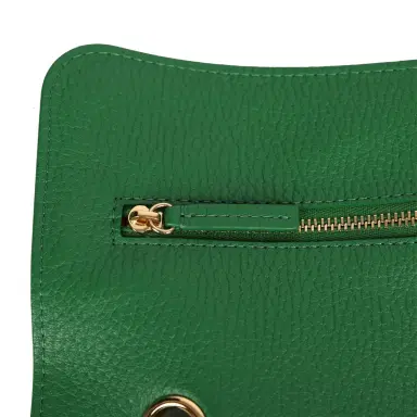 Chanel Chanel Maxi "Souplissimo" Small Flap Bag Green Grained Calfskin Gold Hardware | Thumbnail 8 Chanel Chanel Maxi "Souplissimo" Small Flap Bag Green Grained Calfskin Gold Hardware | Thumbnail 8