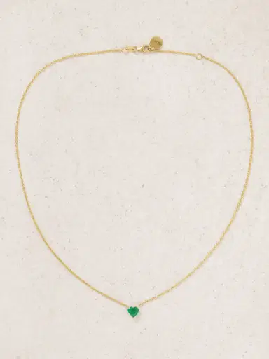 SHAY 18-karat Gold Emerald Necklace | Thumbnail 4 SHAY 18-karat Gold Emerald Necklace | Thumbnail 4