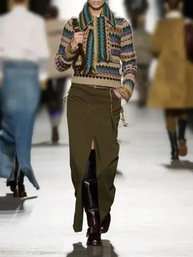 Dries Van Noten Fringed Intrasia-knit Wool Scarf | Thumbnail 5 Dries Van Noten Fringed Intrasia-knit Wool Scarf | Thumbnail 5