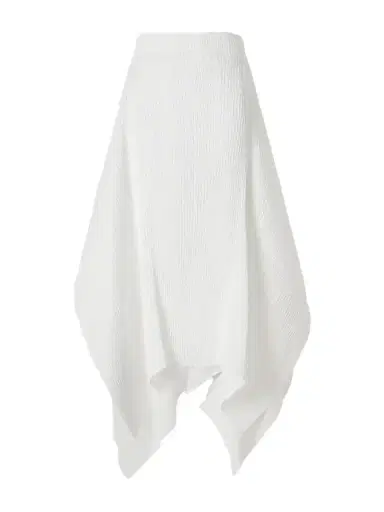 JW Anderson Asymmetric Plissè-crepe Midi Skirt | Thumbnail 1 JW Anderson Asymmetric Plissè-crepe Midi Skirt | Thumbnail 1