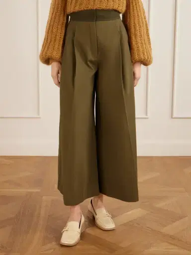 Zimmermann Valiant Pleated Cotton-twill Wide-leg Pants | Thumbnail 3 Zimmermann Valiant Pleated Cotton-twill Wide-leg Pants | Thumbnail 3
