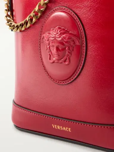 Versace Pivot Mini Leather Bucket Bag | Thumbnail 5 Versace Pivot Mini Leather Bucket Bag | Thumbnail 5