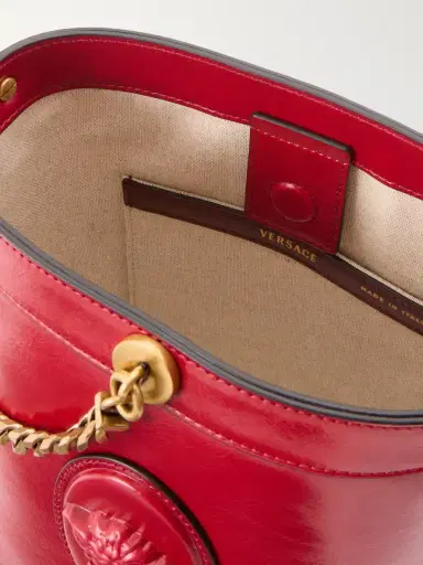 Versace Pivot Mini Leather Bucket Bag | Thumbnail 6 Versace Pivot Mini Leather Bucket Bag | Thumbnail 6