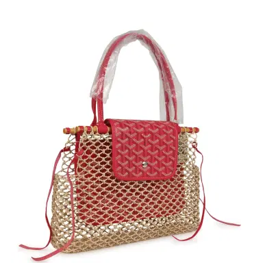 goyard Goyard Goyardine Canvas Fuchsia Aligre Bag Raffia Net Palladium Hardware | Thumbnail 2 goyard Goyard Goyardine Canvas Fuchsia Aligre Bag Raffia Net Palladium Hardware | Thumbnail 2