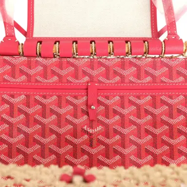 goyard Goyard Goyardine Canvas Fuchsia Aligre Bag Raffia Net Palladium Hardware | Thumbnail 9 goyard Goyard Goyardine Canvas Fuchsia Aligre Bag Raffia Net Palladium Hardware | Thumbnail 9
