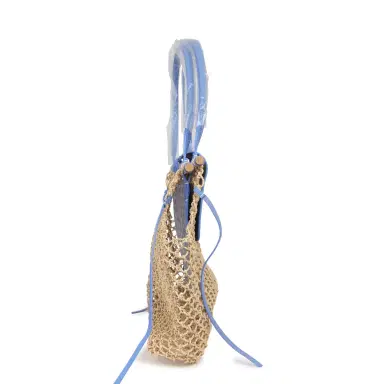 goyard Goyard Goyardine Canvas Iris Aligre Bag Raffia Net Palladium Hardware | Thumbnail 4 goyard Goyard Goyardine Canvas Iris Aligre Bag Raffia Net Palladium Hardware | Thumbnail 4