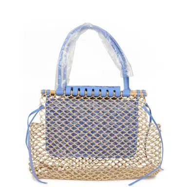 goyard Goyard Goyardine Canvas Iris Aligre Bag Raffia Net Palladium Hardware | Thumbnail 5 goyard Goyard Goyardine Canvas Iris Aligre Bag Raffia Net Palladium Hardware | Thumbnail 5