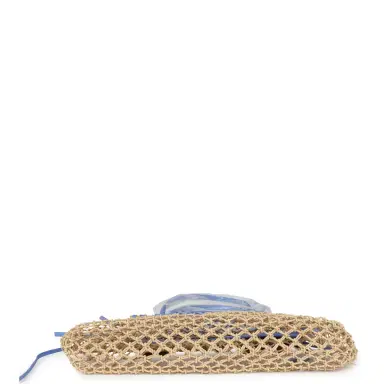 goyard Goyard Goyardine Canvas Iris Aligre Bag Raffia Net Palladium Hardware | Thumbnail 6 goyard Goyard Goyardine Canvas Iris Aligre Bag Raffia Net Palladium Hardware | Thumbnail 6