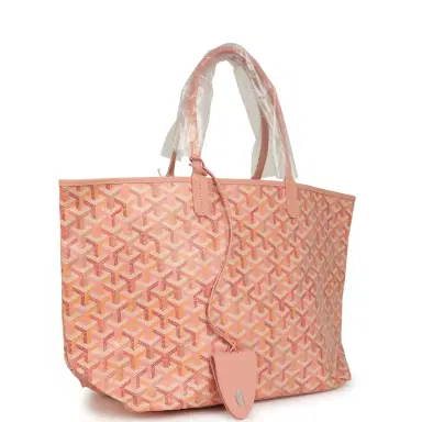 goyard Goyard Goyardine Powder Pink Saint Louis PM Tote Palladium Hardware | Thumbnail 2 goyard Goyard Goyardine Powder Pink Saint Louis PM Tote Palladium Hardware | Thumbnail 2