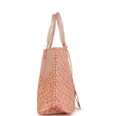 goyard Goyard Goyardine Powder Pink Saint Louis PM Tote Palladium Hardware | Thumbnail 3 goyard Goyard Goyardine Powder Pink Saint Louis PM Tote Palladium Hardware | Thumbnail 3