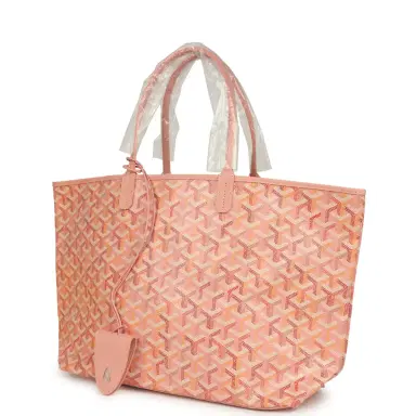 goyard Goyard Goyardine Powder Pink Saint Louis PM Tote Palladium Hardware | Thumbnail 5 goyard Goyard Goyardine Powder Pink Saint Louis PM Tote Palladium Hardware | Thumbnail 5