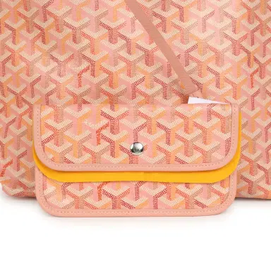 goyard Goyard Goyardine Powder Pink Saint Louis PM Tote Palladium Hardware | Thumbnail 7 goyard Goyard Goyardine Powder Pink Saint Louis PM Tote Palladium Hardware | Thumbnail 7