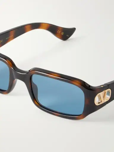 Valentino Eyewear Vlogo-embellished Square-frame Tortoiseshell Acetate Sunglasses | Thumbnail 4 Valentino Eyewear Vlogo-embellished Square-frame Tortoiseshell Acetate Sunglasses | Thumbnail 4