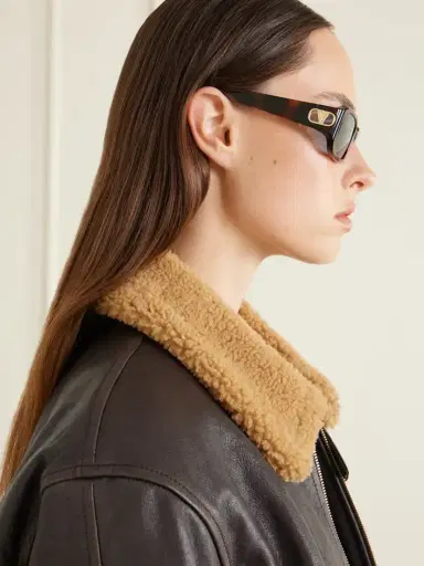 Valentino Eyewear Vlogo-embellished Square-frame Tortoiseshell Acetate Sunglasses | Thumbnail 5 Valentino Eyewear Vlogo-embellished Square-frame Tortoiseshell Acetate Sunglasses | Thumbnail 5