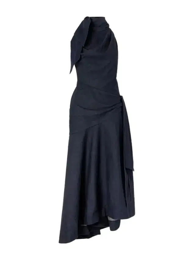 Valiant Draped Denim Maxi Dress Valiant Draped Denim Maxi Dress