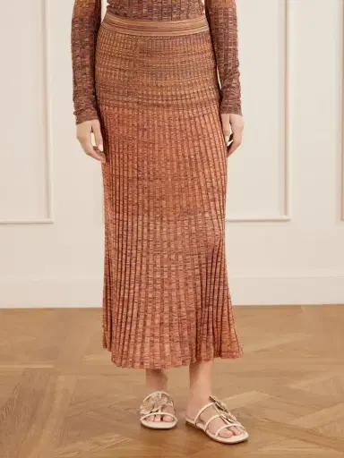 Zimmermann Mouline Ribbed-knit Midi Skirt | Thumbnail 3 Zimmermann Mouline Ribbed-knit Midi Skirt | Thumbnail 3
