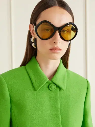 Valentino Eyewear Vlogo-embellished Round-frame Acetate Sunglasses | Thumbnail 2 Valentino Eyewear Vlogo-embellished Round-frame Acetate Sunglasses | Thumbnail 2