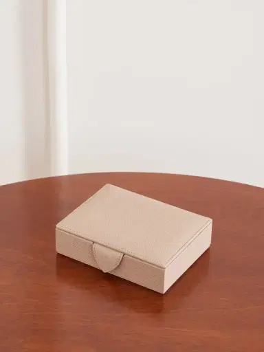 Smythson Panama Textured-leather Jewelry Box | Thumbnail 1 Smythson Panama Textured-leather Jewelry Box | Thumbnail 1