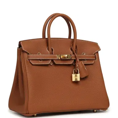 HERMÈS Hermes Birkin 25 Gold Togo Gold Hardware | Thumbnail 2 HERMÈS Hermes Birkin 25 Gold Togo Gold Hardware | Thumbnail 2