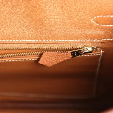 HERMÈS Hermes Birkin 25 Gold Togo Gold Hardware | Thumbnail 8 HERMÈS Hermes Birkin 25 Gold Togo Gold Hardware | Thumbnail 8